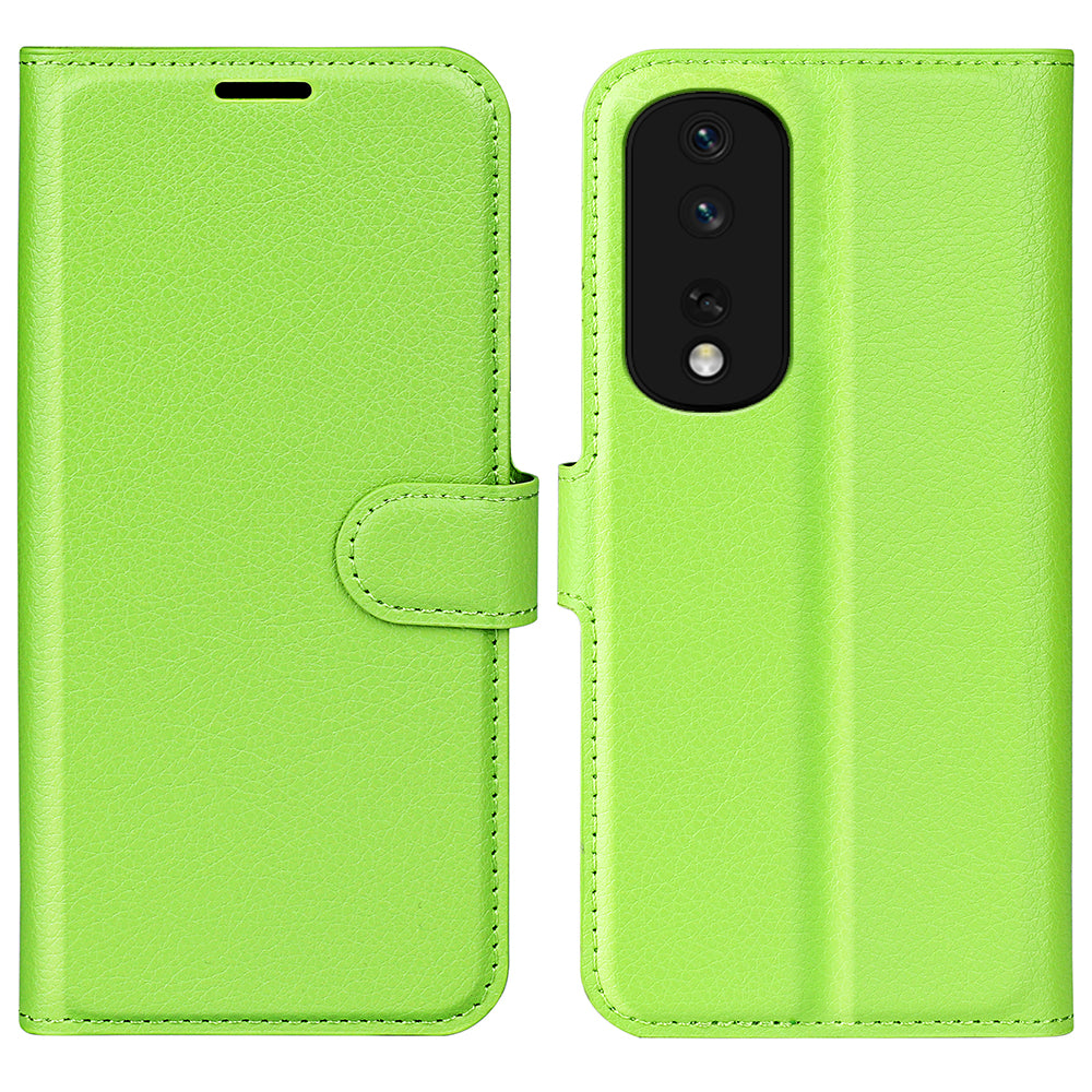 Phone Stand Wallet Cover for Honor 80 Pro 5G Fall Protection Litchi Texture PU Leather Phone Flip Case Phone Stand Wallet Cover for Honor 80 Pro 5G Fall Protection Litchi Texture PU Leather Phone Flip Case